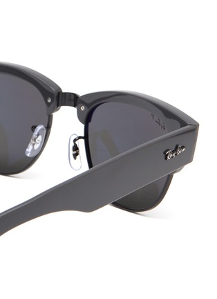 Detail View - Click To Enlarge - RAY-BAN - Grey Lens Acetate Square Sunglasses