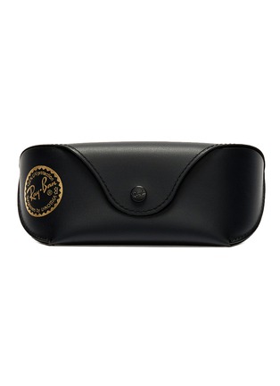 Detail View - Click To Enlarge - RAY-BAN - Grey Lens Acetate Square Sunglasses