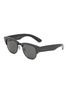 Main View - Click To Enlarge - RAY-BAN - Grey Lens Acetate Square Sunglasses