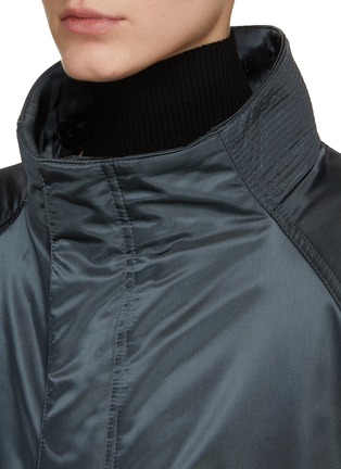 Detail View - Click To Enlarge - ALAÏA - Faux Fur Collar Oversized Bomber Jacket