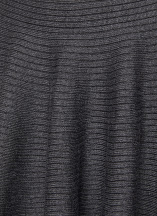  - ALAÏA - Circular Rib Wool Mini Skirt