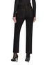 Back View - Click To Enlarge - ALAÏA - Dark Wash Straight Leg Jeans