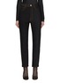 Main View - Click To Enlarge - ALAÏA - Dark Wash Straight Leg Jeans