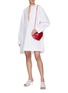 Figure View - Click To Enlarge - ALAÏA - Cotton Tunic Dress