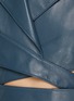  - ALAÏA - Cropped Crossover Belt Leather Jacket