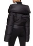 Back View - Click To Enlarge - ALAÏA - Exaggerated Collar Cropped Puffer Jacket