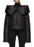 Main View - Click To Enlarge - ALAÏA - Exaggerated Collar Cropped Puffer Jacket