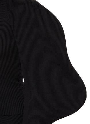  - ALAÏA - Asymmetric Curved Sleeve Knit Sweater