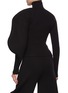 Back View - Click To Enlarge - ALAÏA - Asymmetric Curved Sleeve Knit Sweater