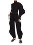 Figure View - Click To Enlarge - ALAÏA - Asymmetric Curved Sleeve Knit Sweater