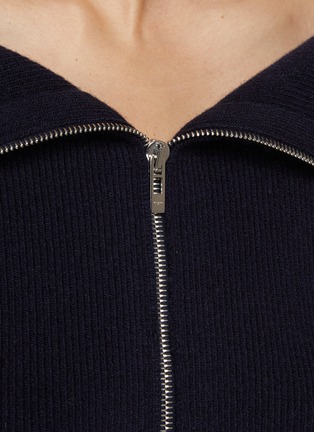  - ALAÏA - Exaggerated Collar Cropped Wool Jacket