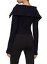 Back View - Click To Enlarge - ALAÏA - Exaggerated Collar Cropped Wool Jacket