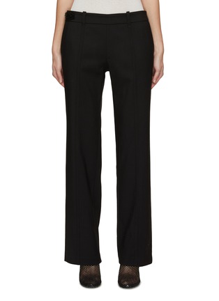 Main View - Click To Enlarge - ALAÏA - Side Buckled Tailored Pants
