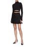Figure View - Click To Enlarge - ALAÏA - Pleated Mini Skirt