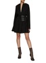 Figure View - Click To Enlarge - ALAÏA - Buckle Belted Mini Dress
