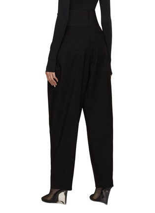 Back View - Click To Enlarge - ALAÏA - Belted Round Pants