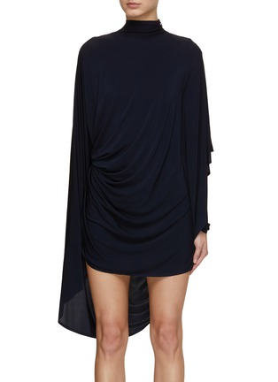 Main View - Click To Enlarge - ALAÏA - Draped Hooded Dress