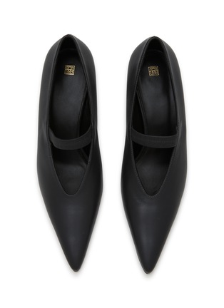 Detail View - Click To Enlarge - TOTEME - Leather Mary Jane Pumps