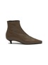Main View - Click To Enlarge - TOTEME - 35 Leather Ankle Boots