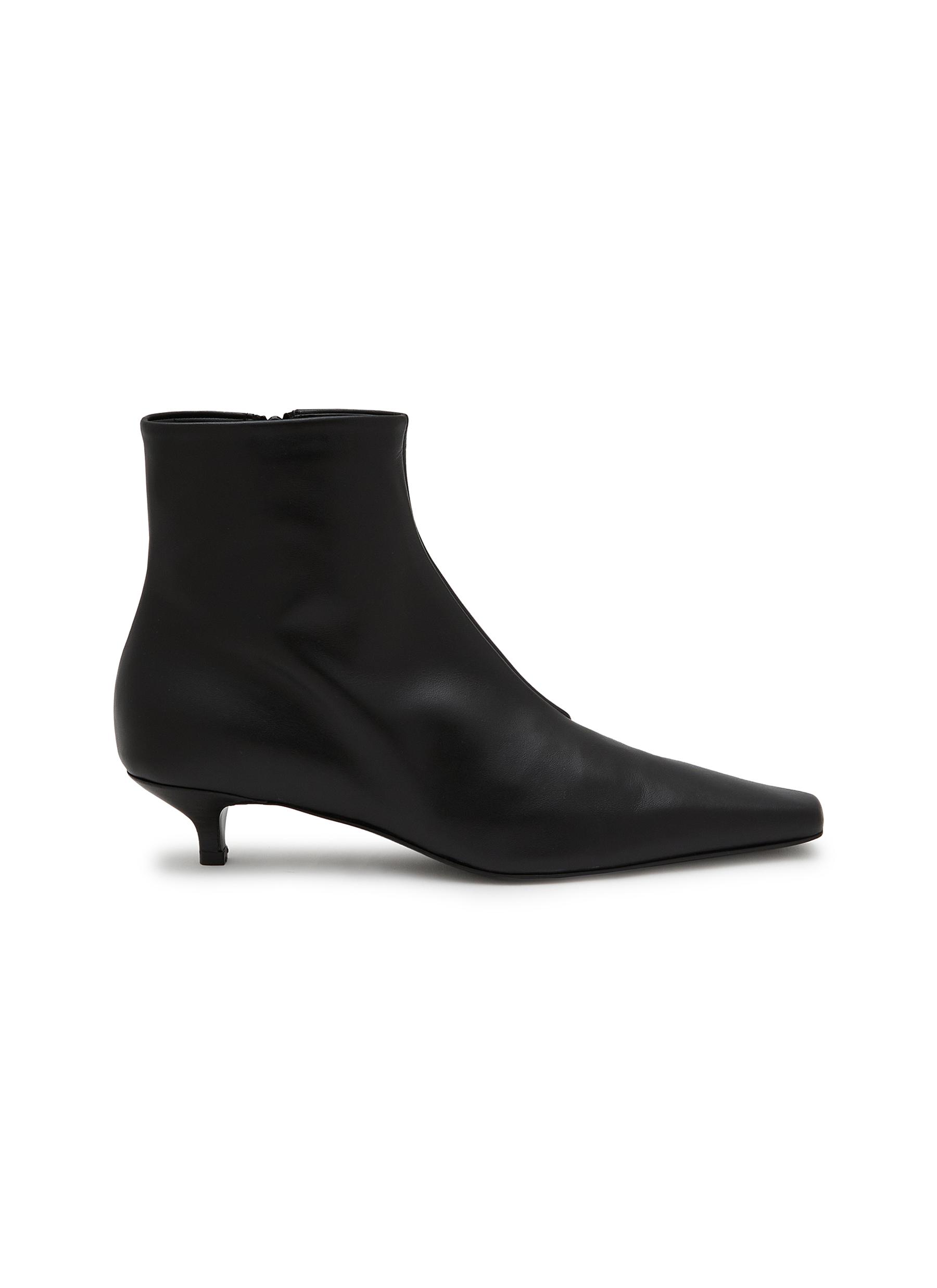 35 Ankle Leather Boots