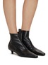 Figure View - Click To Enlarge - TOTEME - 35 Ankle Leather Boots