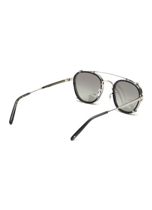 Figure View - Click To Enlarge - OLIVER PEOPLES - Pillow Metal Round Sunglasses