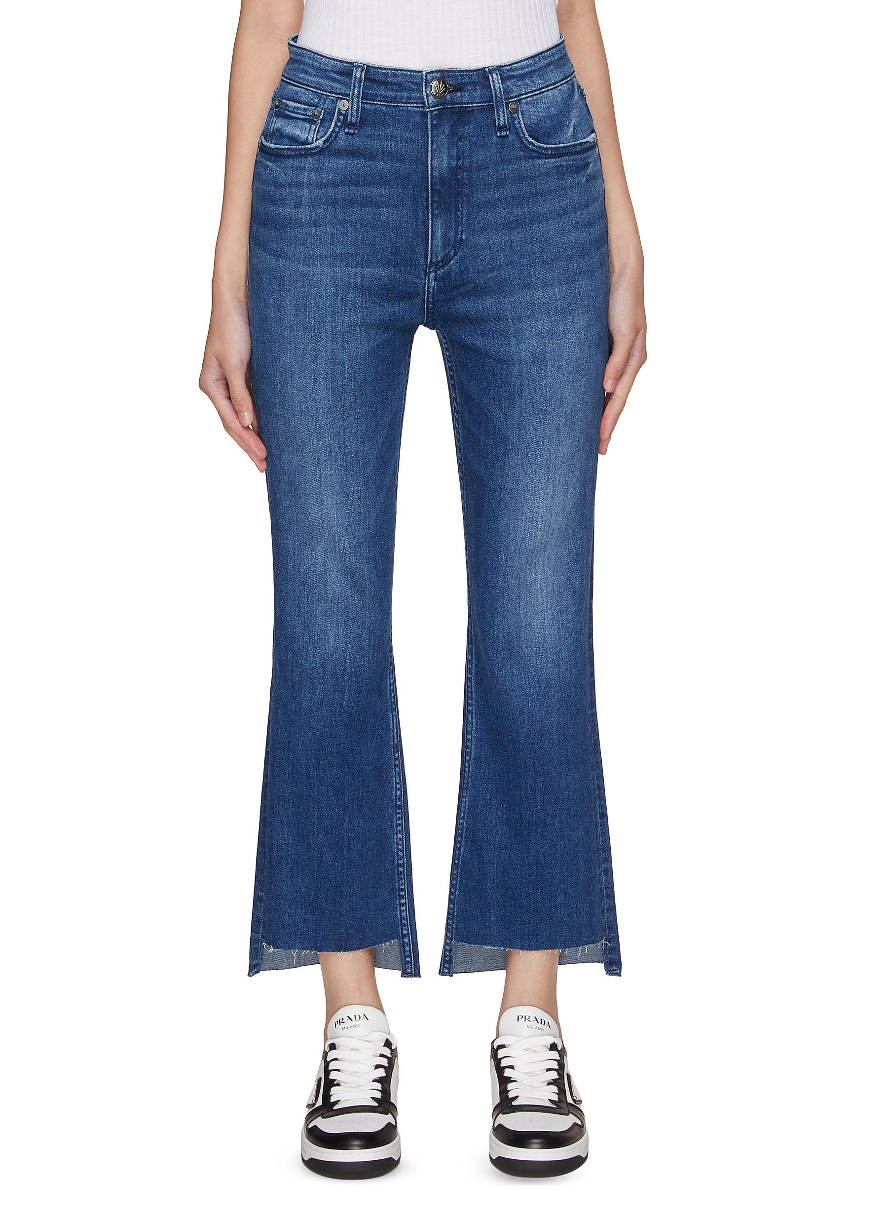 Casey High Ride Ankle Flared Jeans