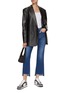 Figure View - Click To Enlarge - RAG & BONE - Casey High Ride Ankle Flared Jeans