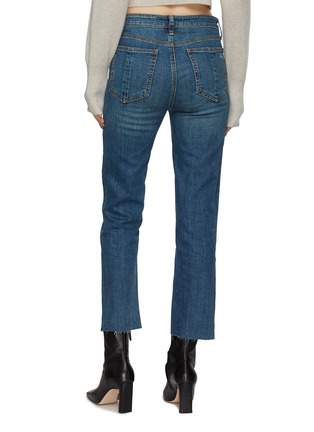 Back View - Click To Enlarge - RAG & BONE - Cropped Step Hem Jeans