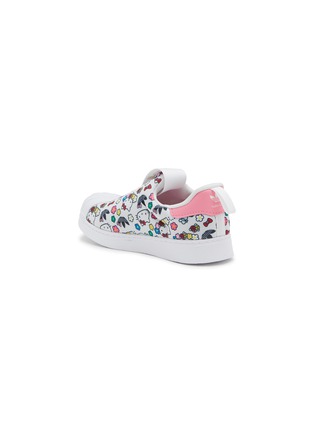 Detail View - Click To Enlarge - ADIDAS - X Hello Kitty Superstar 360 Graphic Slip On Toddlers Sneakers