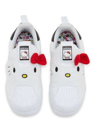 Figure View - Click To Enlarge - ADIDAS - X Hello Kitty Superstar 360 Slip On Kids Sneakers