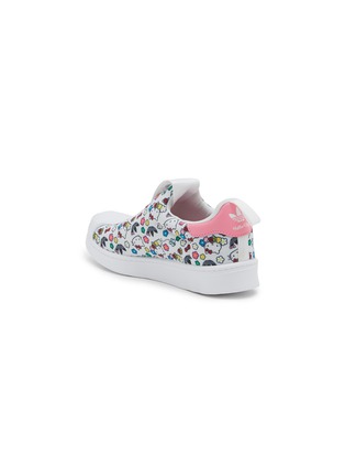 Detail View - Click To Enlarge - ADIDAS - X Hello Kitty Superstar 360 Graphic Slip On Kids Sneakers