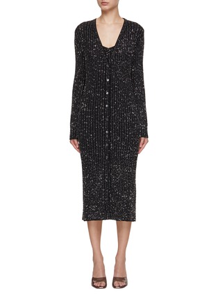 Main View - Click To Enlarge - MISSONI - Sequin Long Cardigan