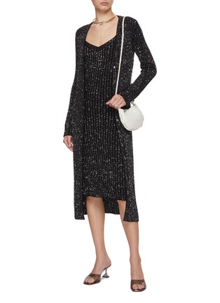 Figure View - Click To Enlarge - MISSONI - Sequin Long Cardigan