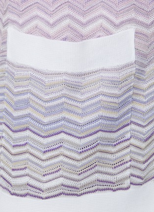  - MISSONI - Chevron Knit Belted Cardigan