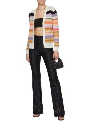 Figure View - Click To Enlarge - MISSONI - Striped Knit Cardigan