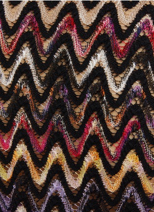  - MISSONI - Zig Zag Wool Lace Tank Top