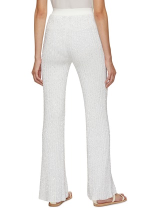 Back View - Click To Enlarge - MISSONI - Sequin Embellished Flared Trousers
