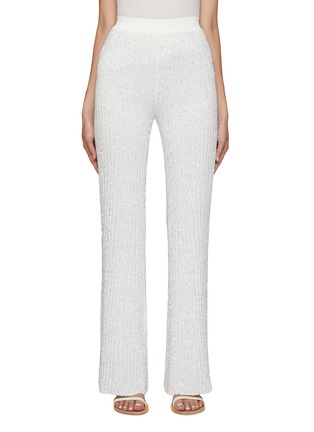 Main View - Click To Enlarge - MISSONI - Sequin Embellished Flared Trousers