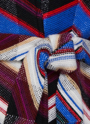 - MISSONI - Belted Zig Zag Wool Jacket