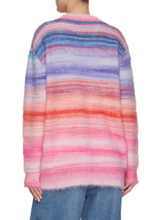 Back View - Click To Enlarge - MISSONI - Space Dyed Brushed Mohair Cardigan