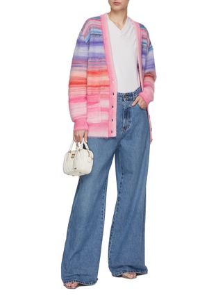 Figure View - Click To Enlarge - MISSONI - Space Dyed Brushed Mohair Cardigan