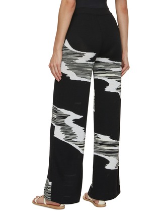 Back View - Click To Enlarge - MISSONI - Space Dyed Intarsia Wool Pants