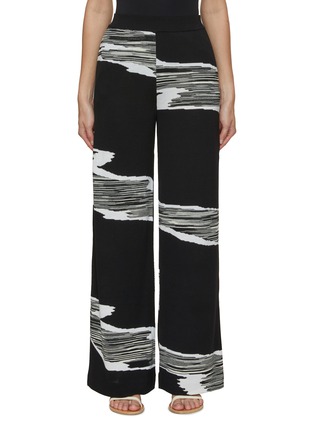Main View - Click To Enlarge - MISSONI - Space Dyed Intarsia Wool Pants