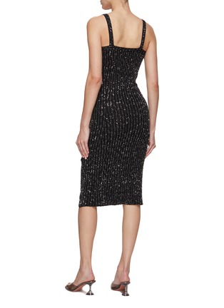 Back View - Click To Enlarge - MISSONI - Sequin Midi Dress