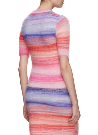 Back View - Click To Enlarge - MISSONI - Space Dyed Brushed Mohair Top