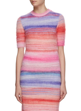 Main View - Click To Enlarge - MISSONI - Space Dyed Brushed Mohair Top