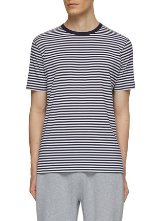 Main View - Click To Enlarge - SUNSPEL - Striped Cotton T-Shirt