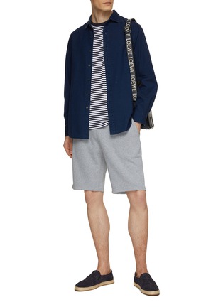 Figure View - Click To Enlarge - SUNSPEL - Striped Cotton T-Shirt