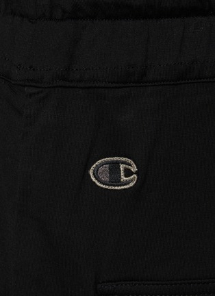  - RICK OWENS  - x Champion Beveled Pods Cotton Shorts
